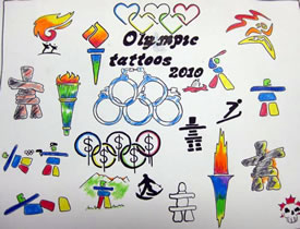 Olympic flash designs