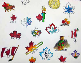 Olympic flash designs