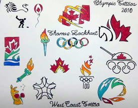 Olympic flash designs